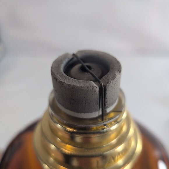 Lampe Berger Fragrance Oil Lamp Red Gold Top Athena Diffuser 3909 Glass RARE - Picture 11 of 16